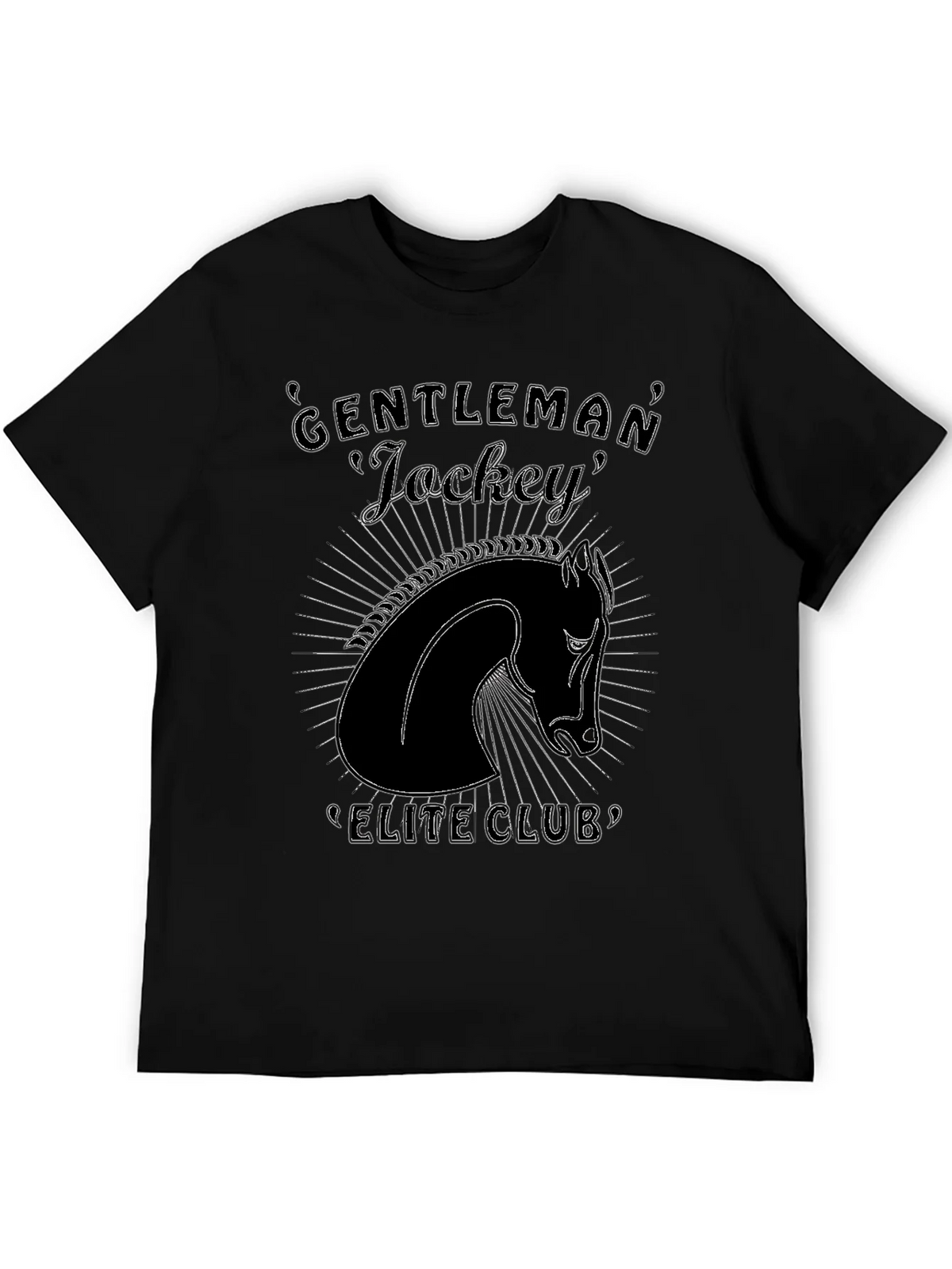 Gentleman Jockey Elite Club Black T-Shirt product image 8