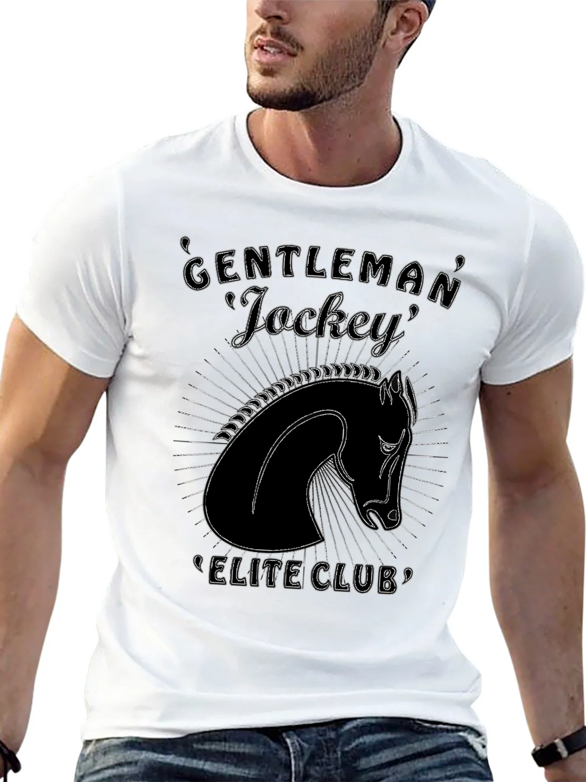Gentleman Jockey Elite Club Black T-Shirt product image 4