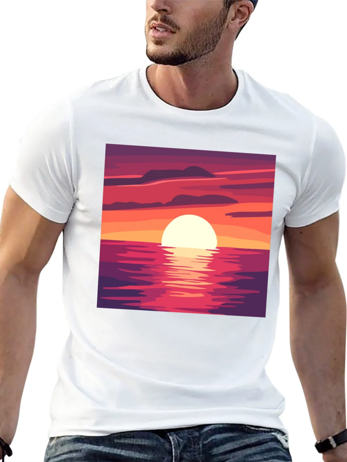 Sunset Graphic T-Shirt - Relaxed Fit product image 4