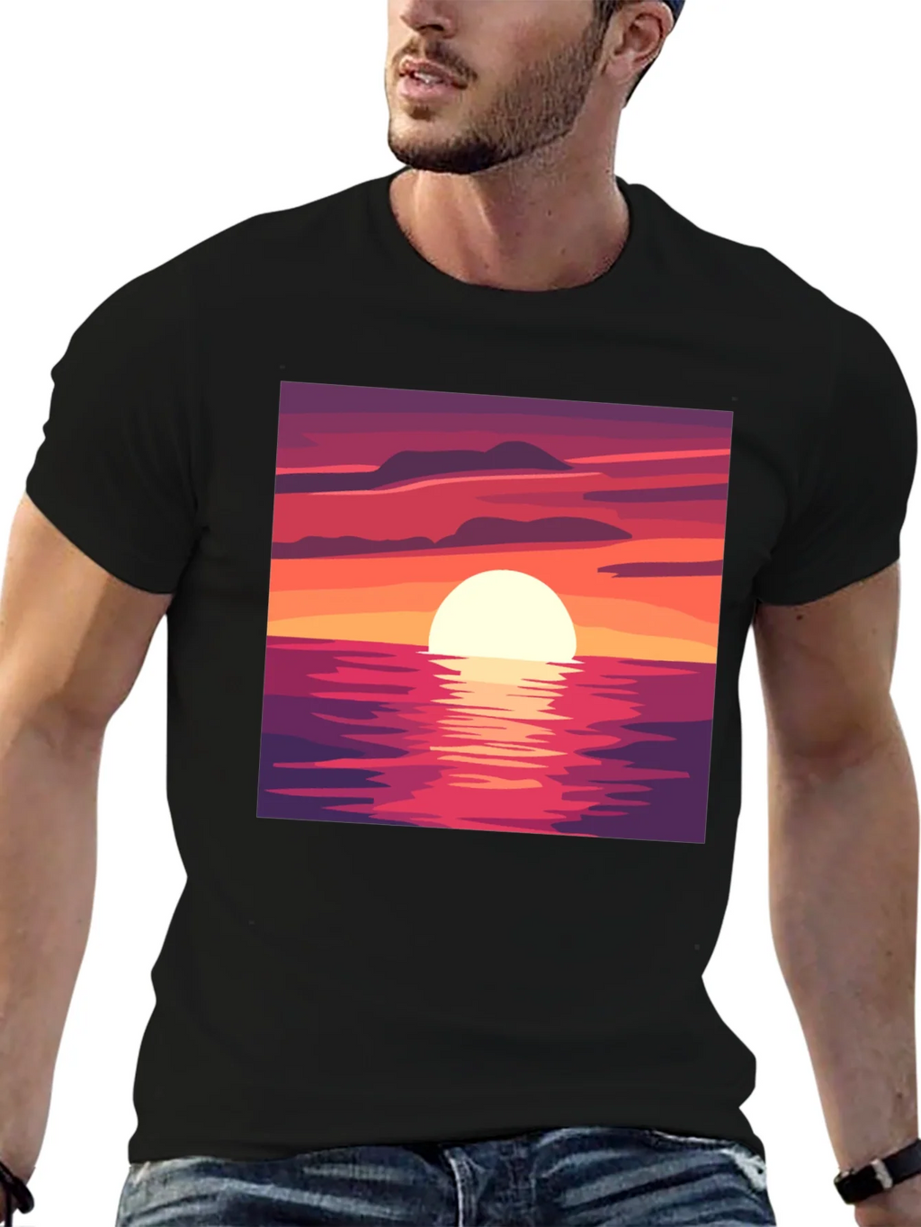 Sunset Graphic T-Shirt - Relaxed Fit product image 9