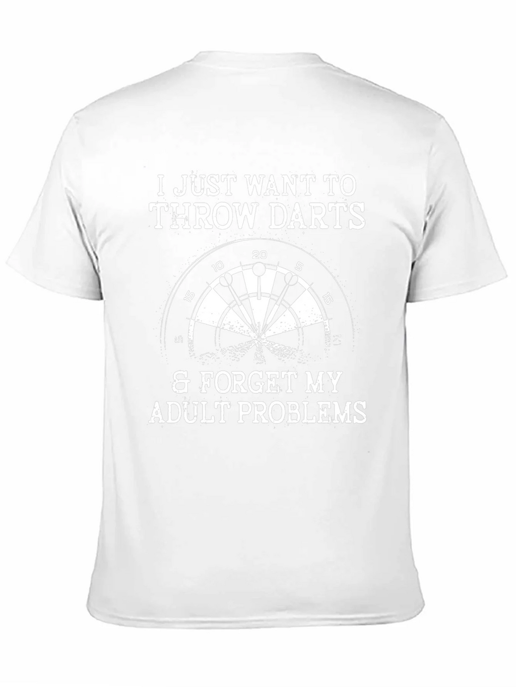 Throw Darts Adult Problems Graphic Tee product image 2