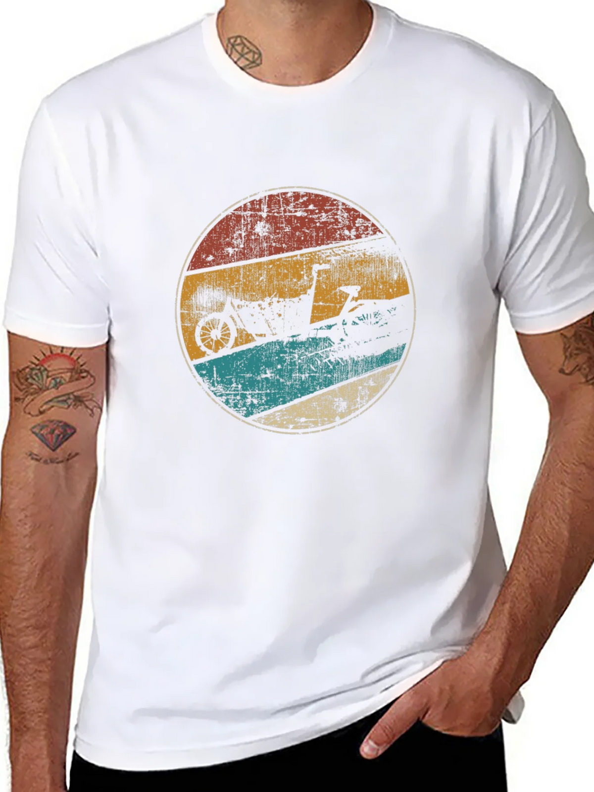 Vintage Bike Graphic Tee - Retro Style Comfort product image 10