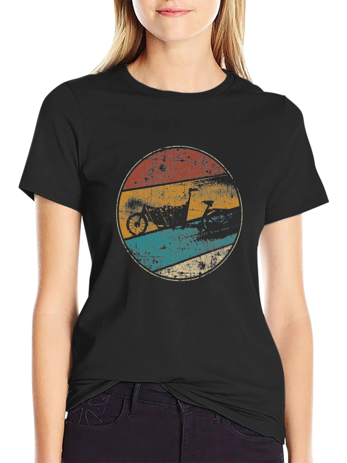 Vintage Bike Graphic Tee - Retro Style Comfort product image 5