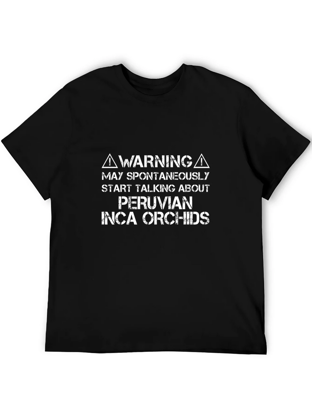 Peruvian Inca Orchids Warning T-Shirt product image 8