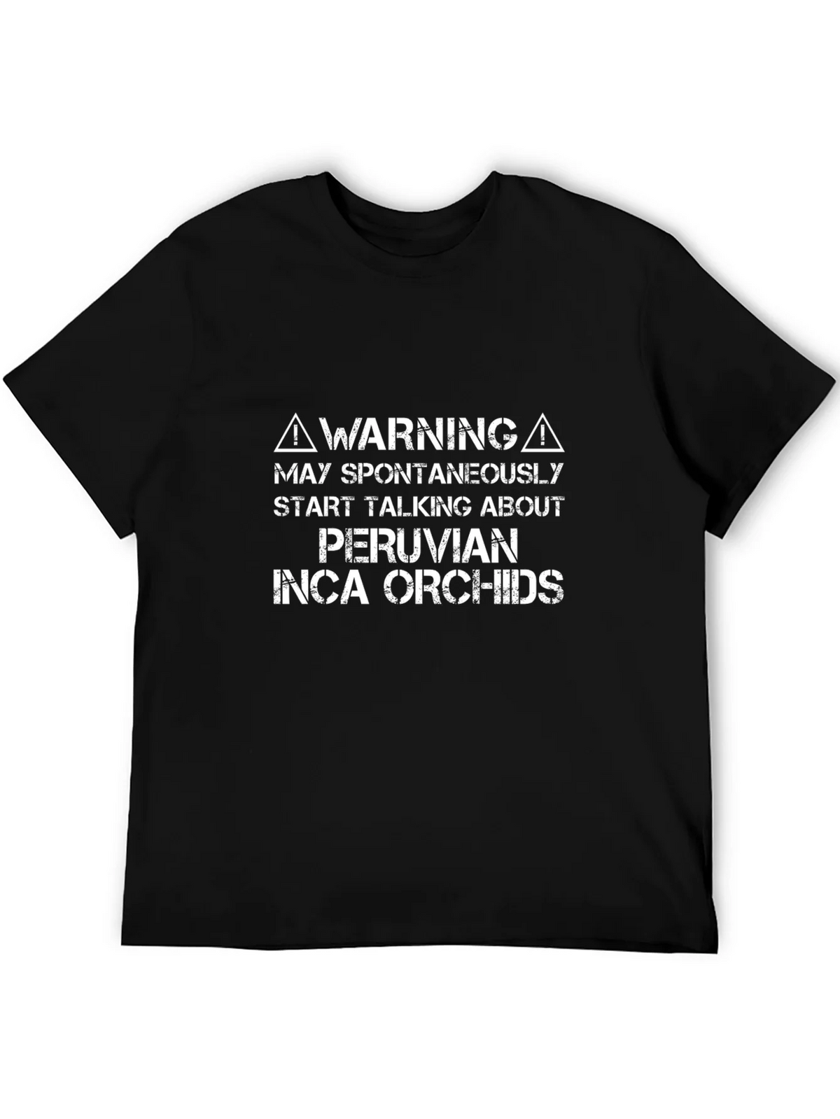 Peruvian Inca Orchids Warning T-Shirt product image 8
