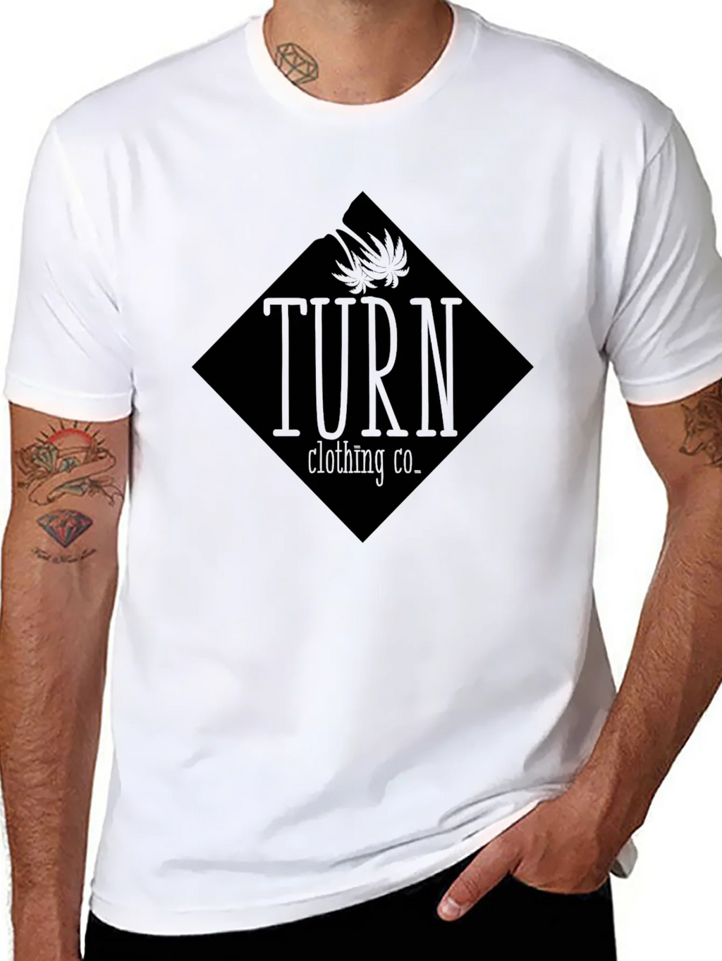 Turn Clothing Co. Black Graphic Tee product image 10