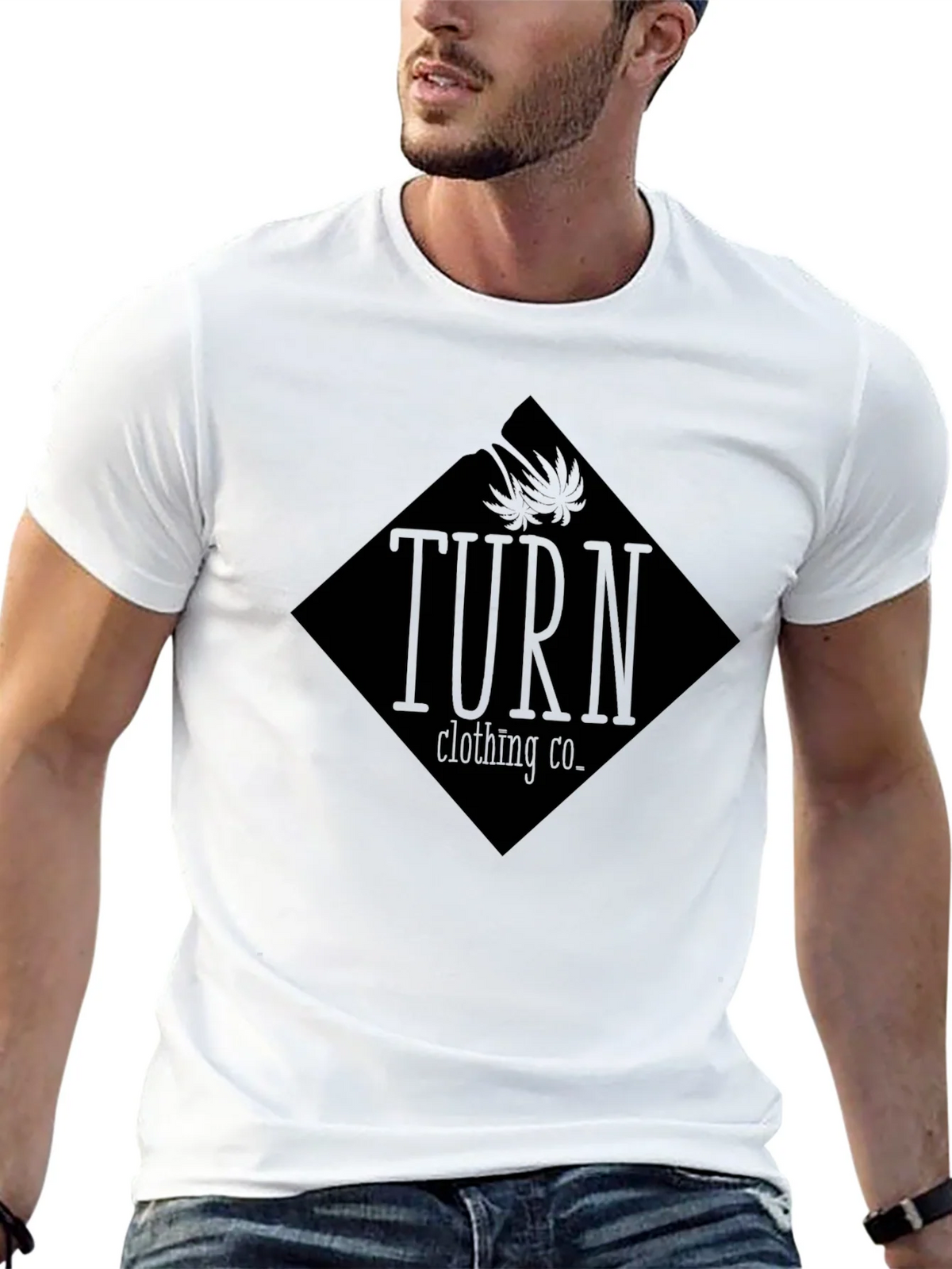 Turn Clothing Co. Black Graphic Tee product image 4