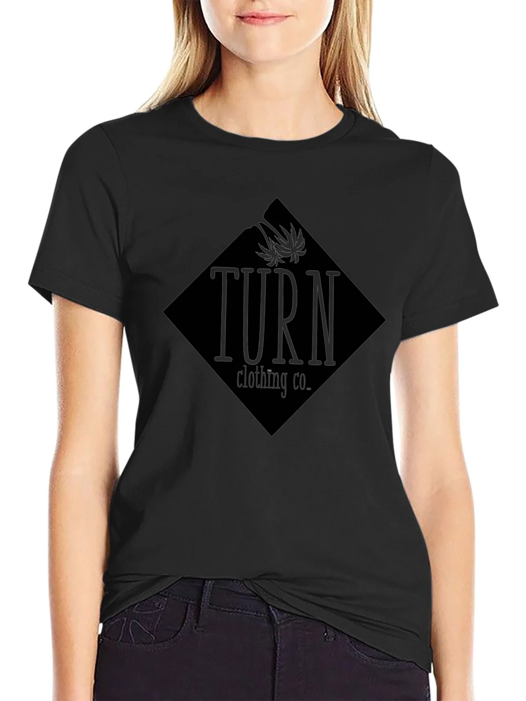 Turn Clothing Co. Black Graphic Tee product image 5