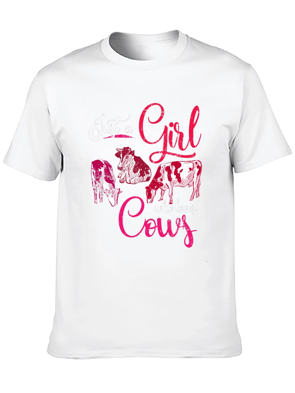 Just A Girl Who Loves Cows Graphic Tee product image 12