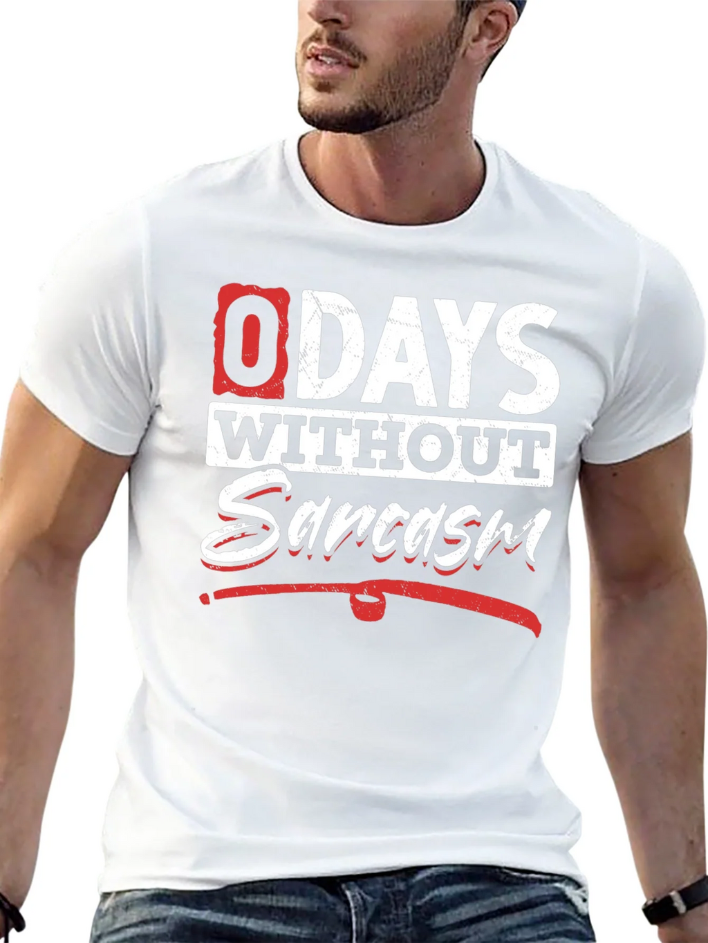 Funny Sarcasm T-Shirt - 0 Days Without product image 4