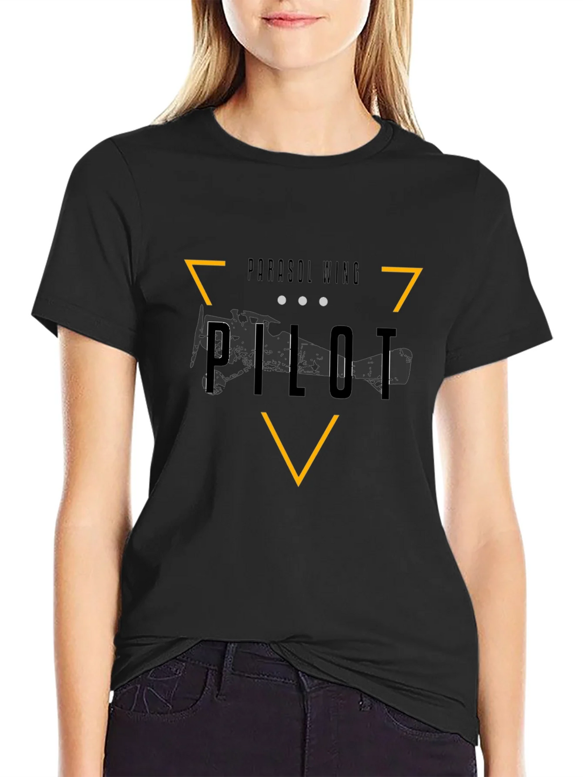 Parasol Wing Pilot T-Shirt - Aviation Inspired Design product image 5