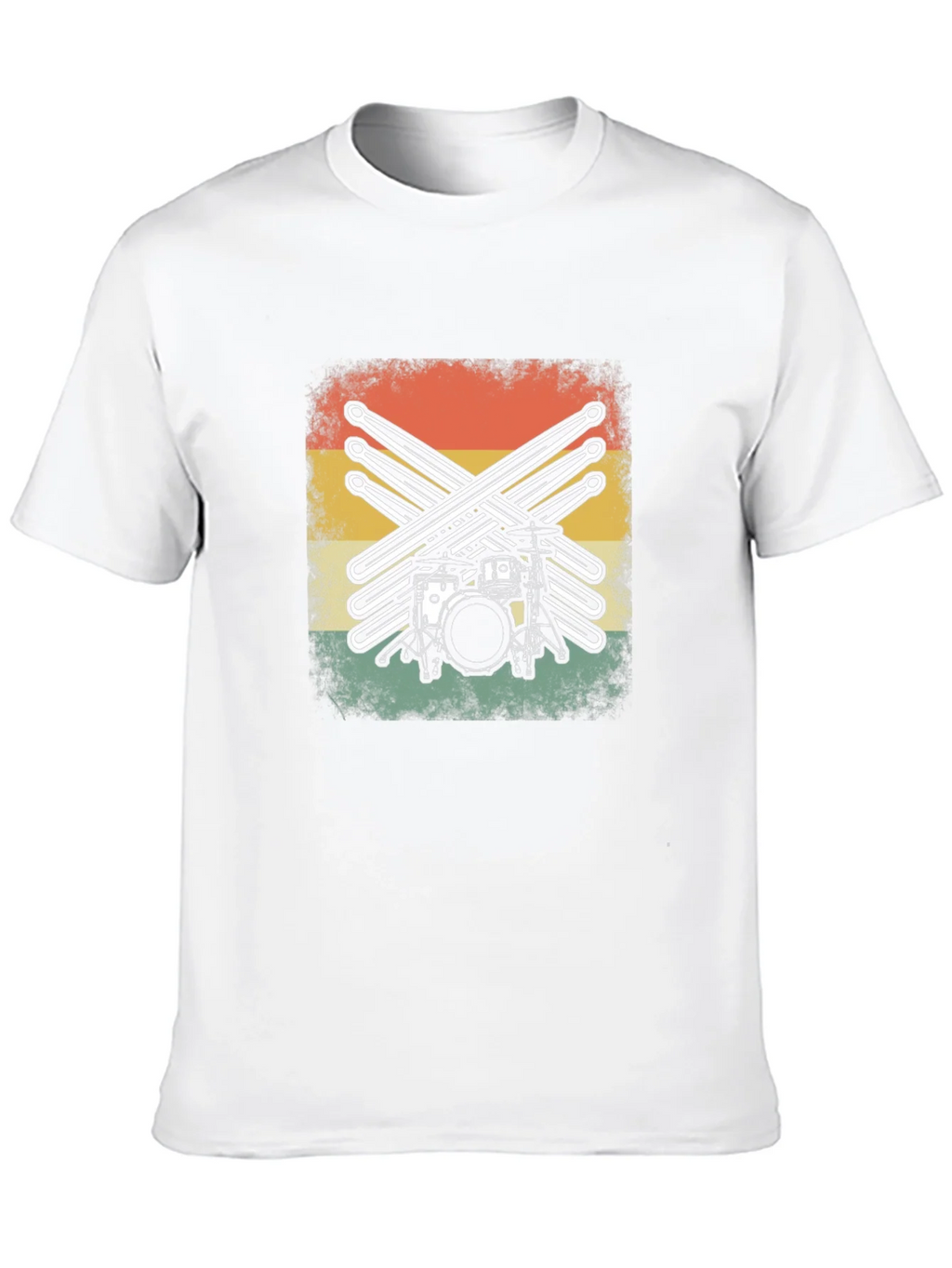 Vintage Drum Kit Graphic Tee product image 12