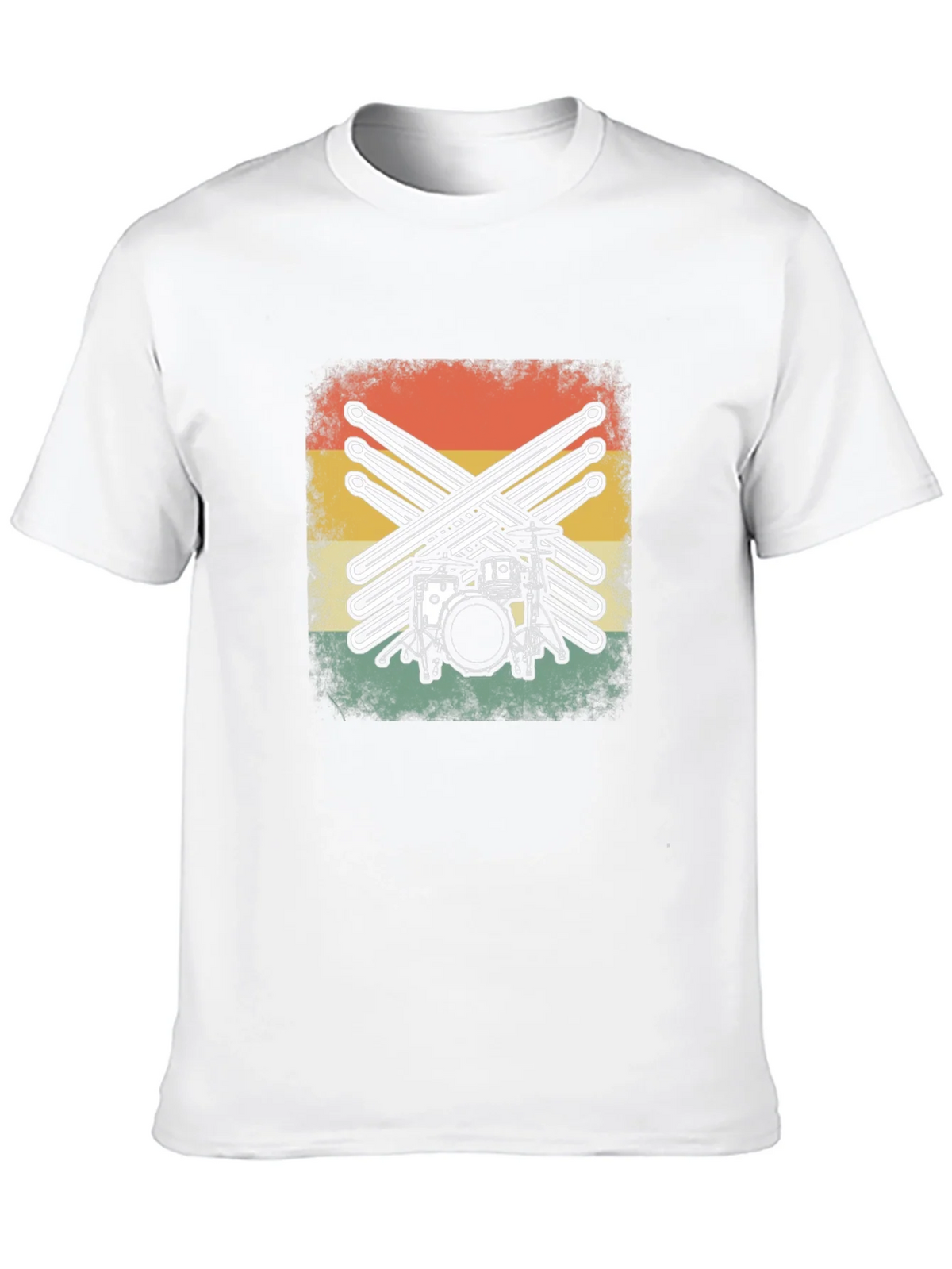Vintage Drum Kit Graphic Tee product image 12