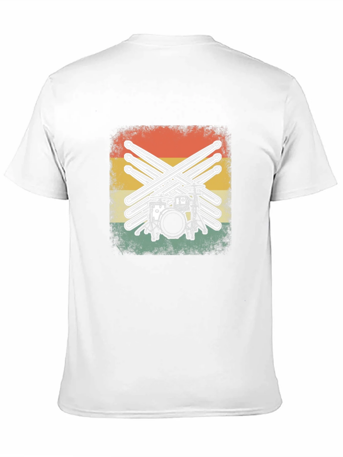 Vintage Drum Kit Graphic Tee product image 2