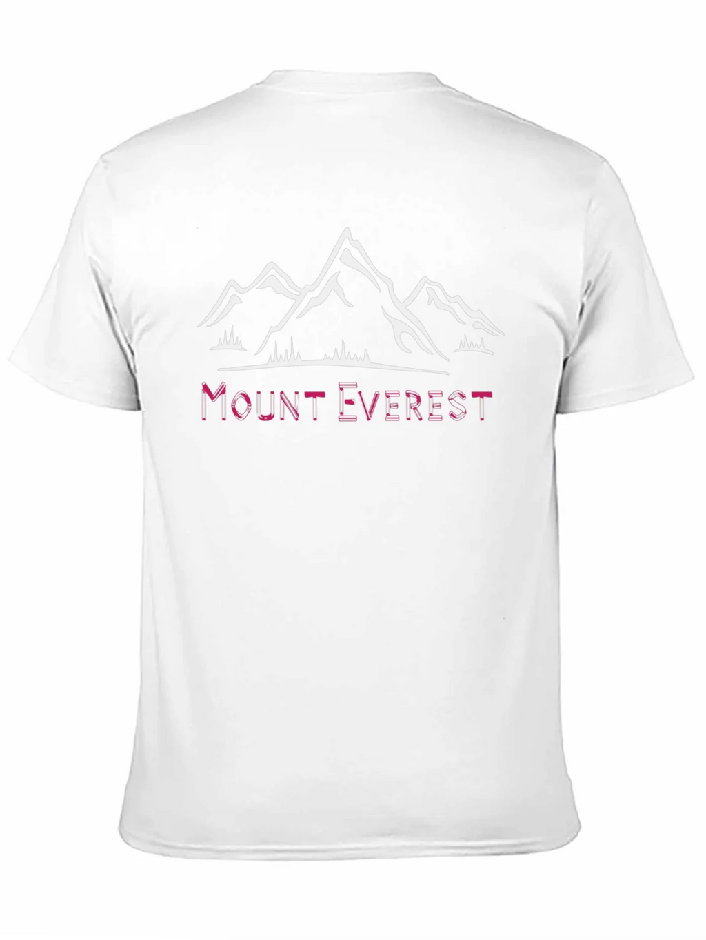 Mount Everest Graphic Tee - Black Cotton T-Shirt product image 2