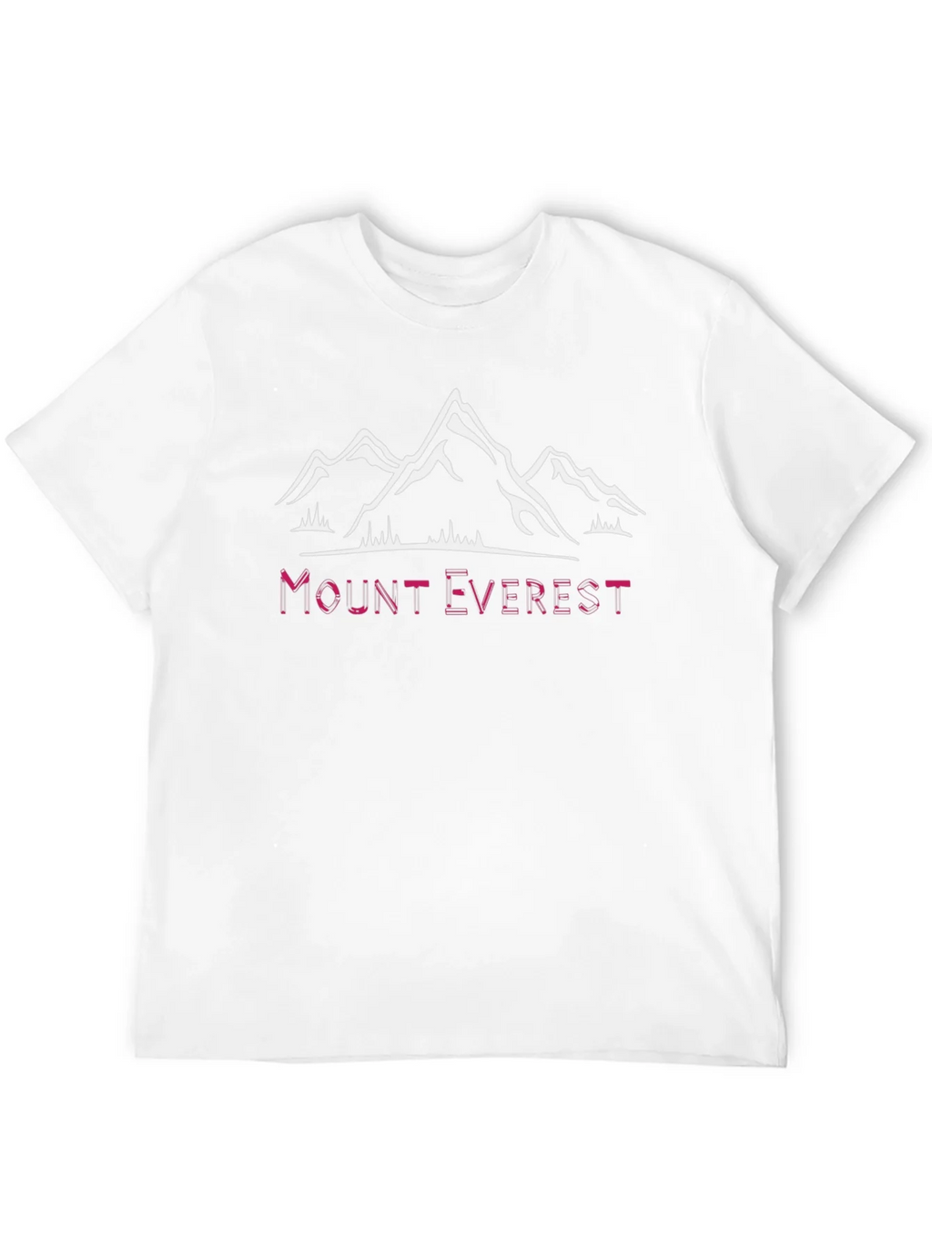 Mount Everest Graphic Tee - Black Cotton T-Shirt product image 3