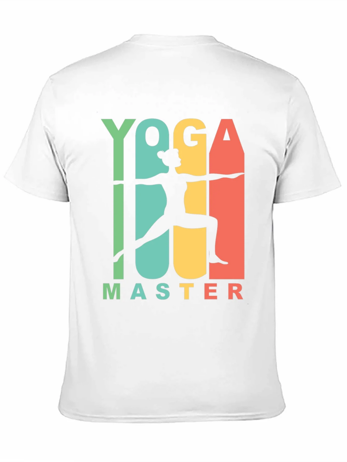 Yoga Master Graphic Tee - Black Cotton T-Shirt product image 2