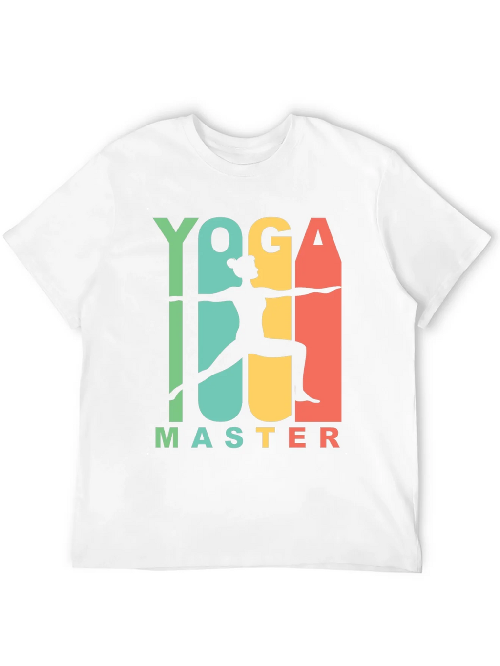 Yoga Master Graphic Tee - Black Cotton T-Shirt product image 3