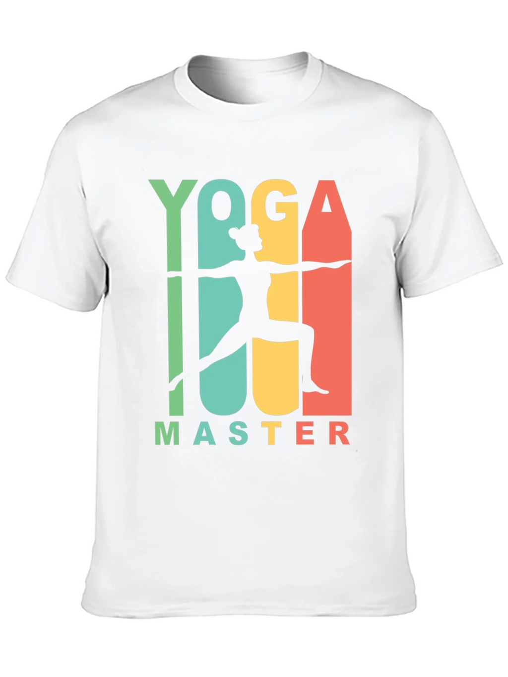 Yoga Master Graphic Tee - Black Cotton T-Shirt product image 12