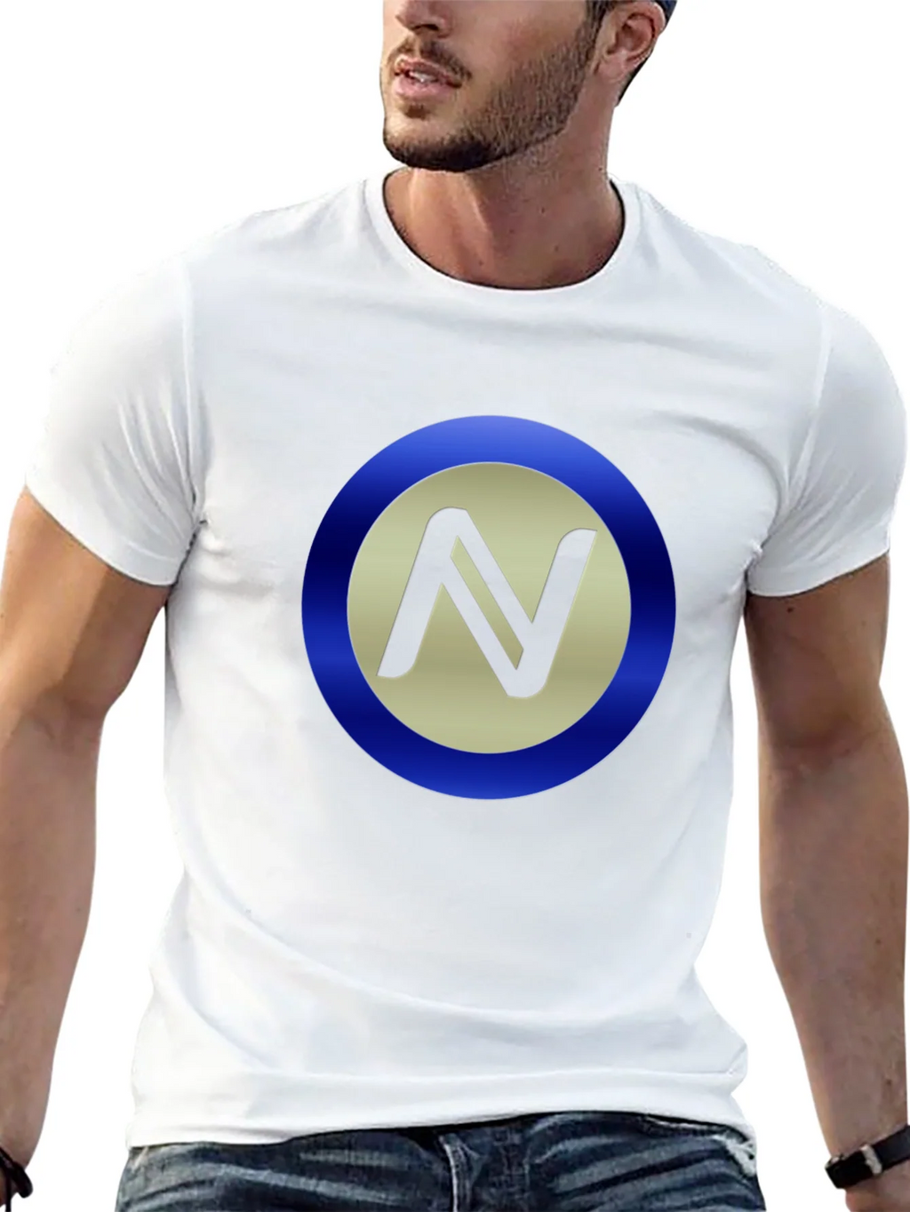 Stylish Black T-Shirt with Circle N Logo product image 4