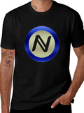 Stylish Black T-Shirt with Circle N Logo product image 1