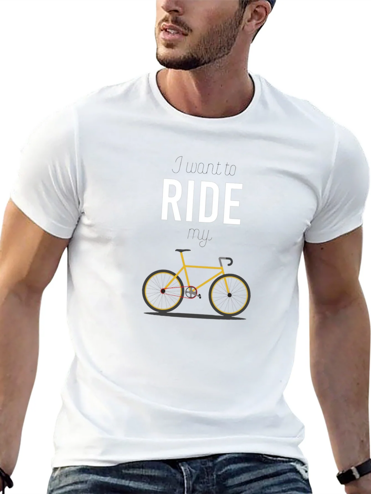 Ride Bicycle Graphic Tee - Stylish Black T-Shirt product image 4