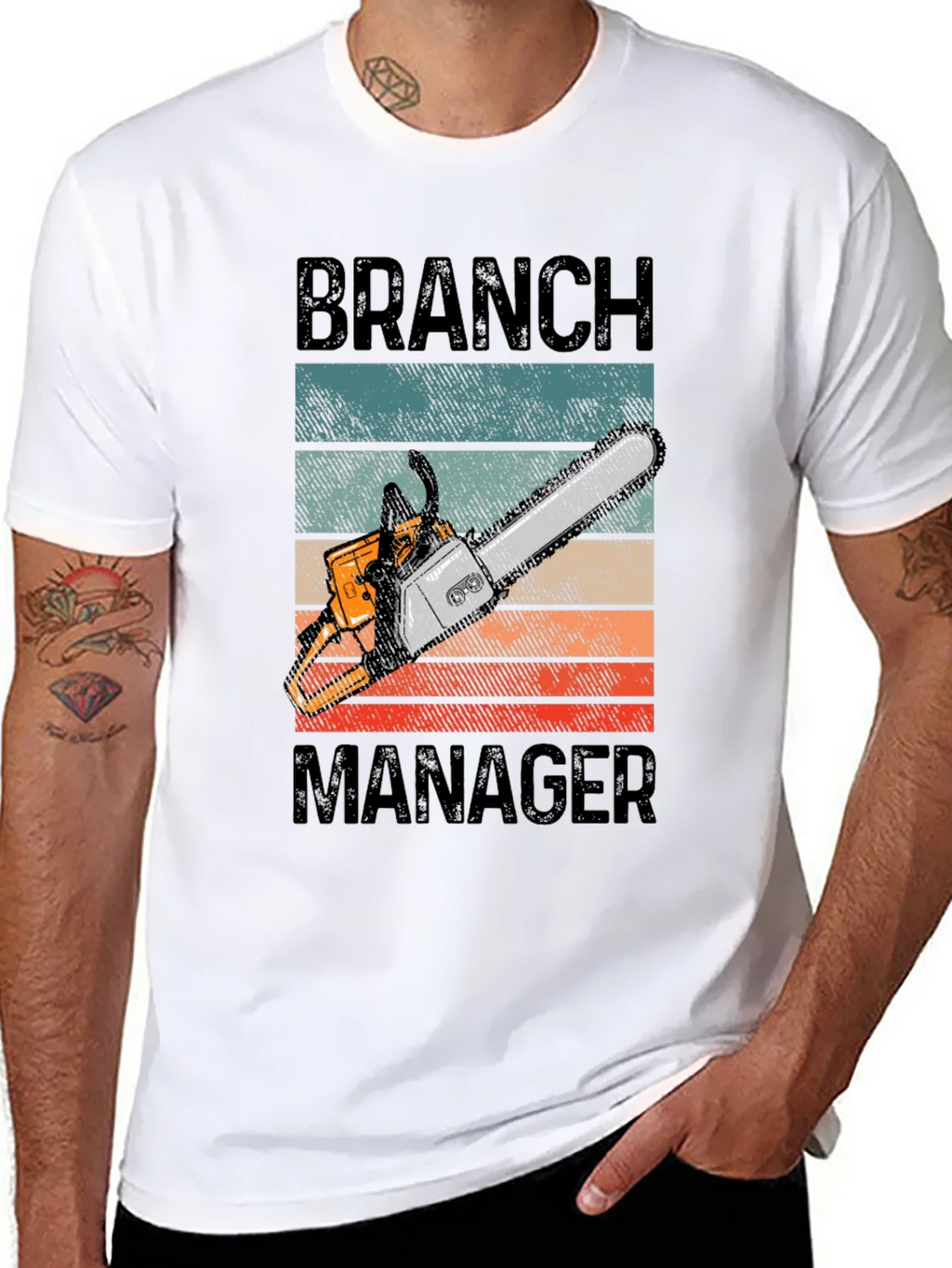 Branch Manager Chainsaw Graphic T-Shirt product image 10