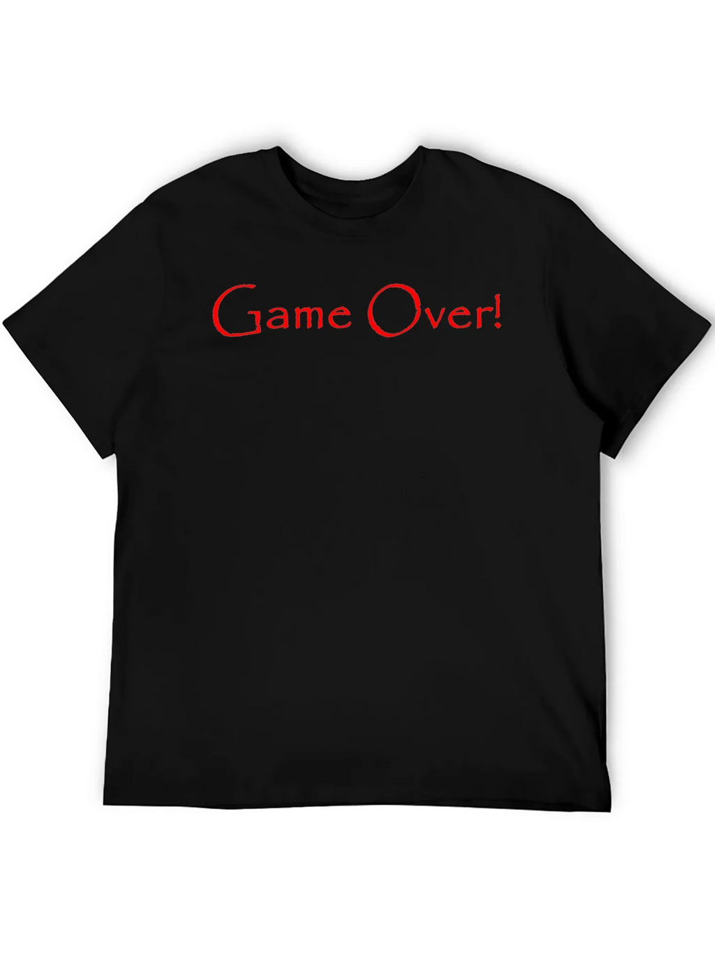 Game Over! Graphic Tee - Black Cotton T-Shirt product image 8