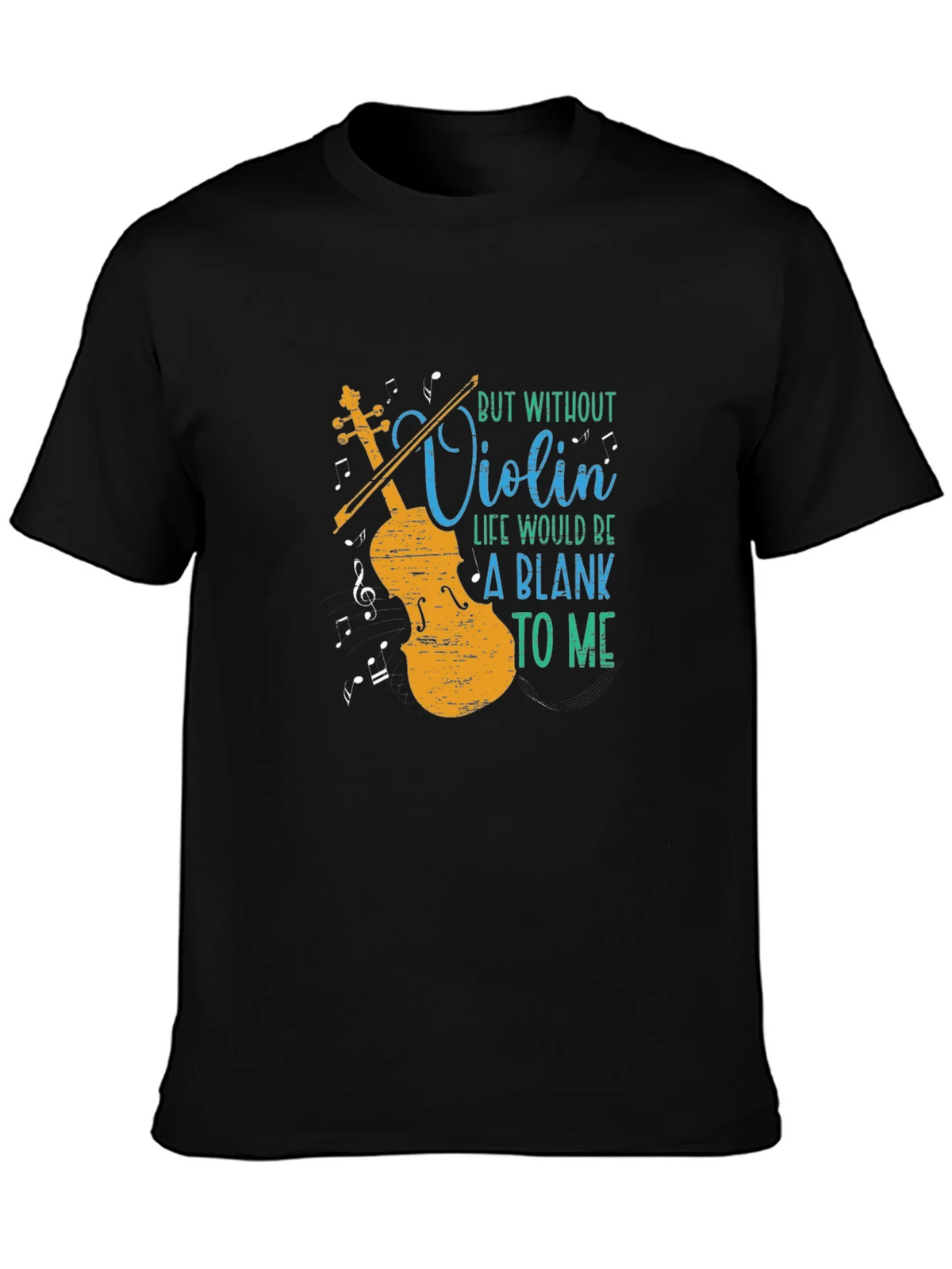 Violin Music Lover T-Shirt - Blank Without You product image 6