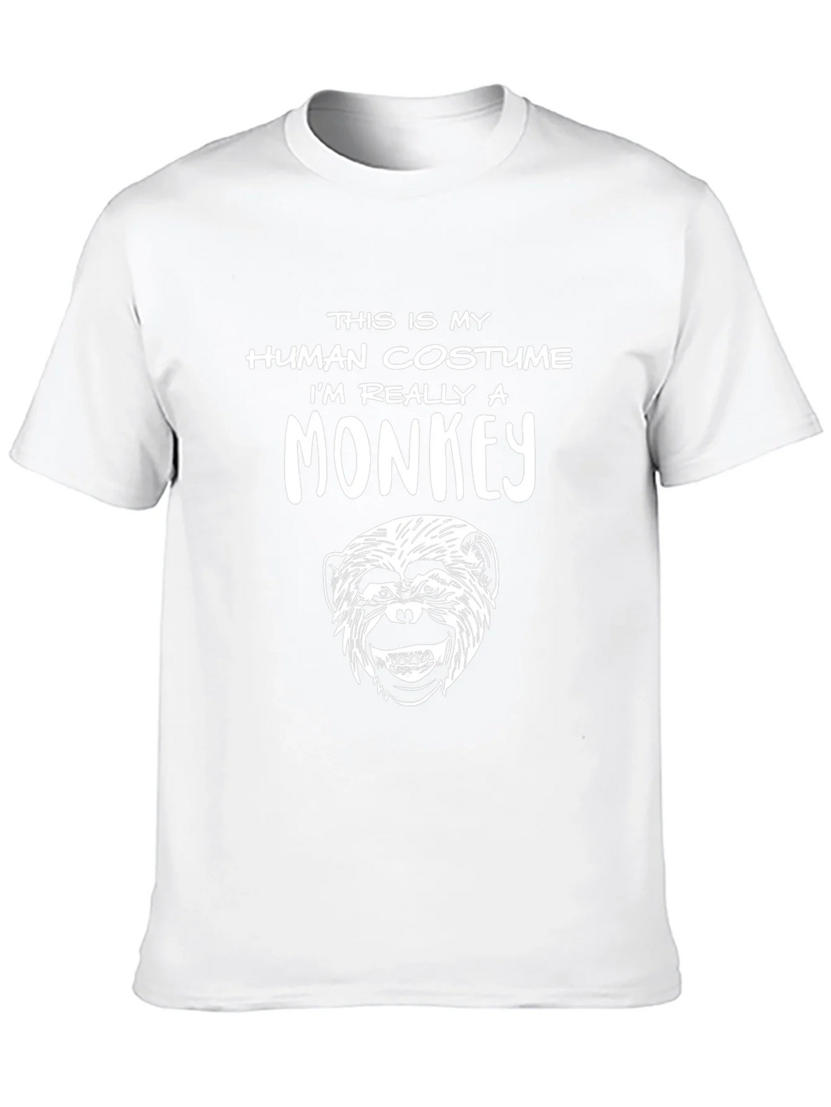 Human Costume Monkey Graphic Tee product image 12