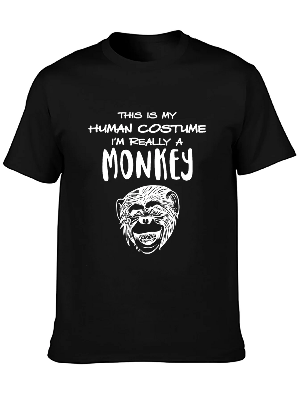 Human Costume Monkey Graphic Tee product image 6