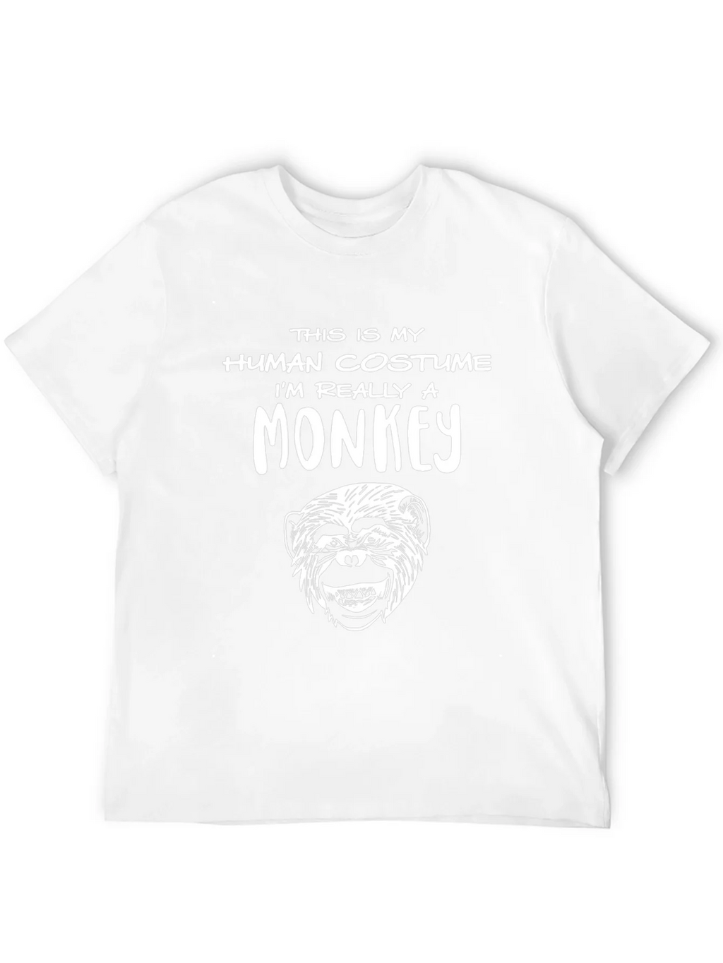 Human Costume Monkey Graphic Tee product image 3