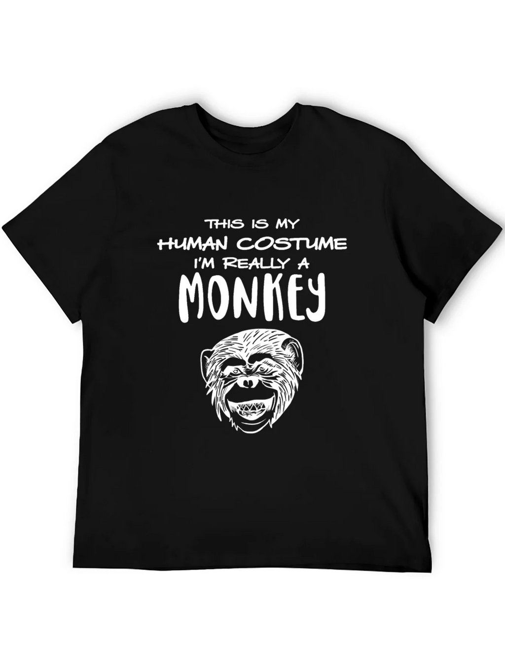 Human Costume Monkey Graphic Tee product image 8