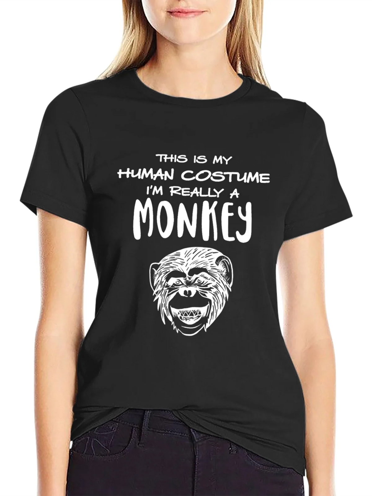 Human Costume Monkey Graphic Tee product image 5