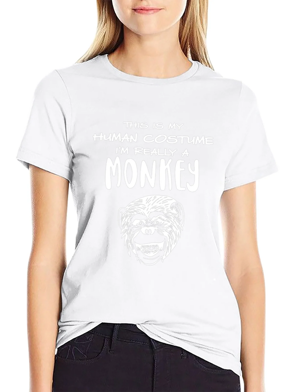 Human Costume Monkey Graphic Tee product image 11
