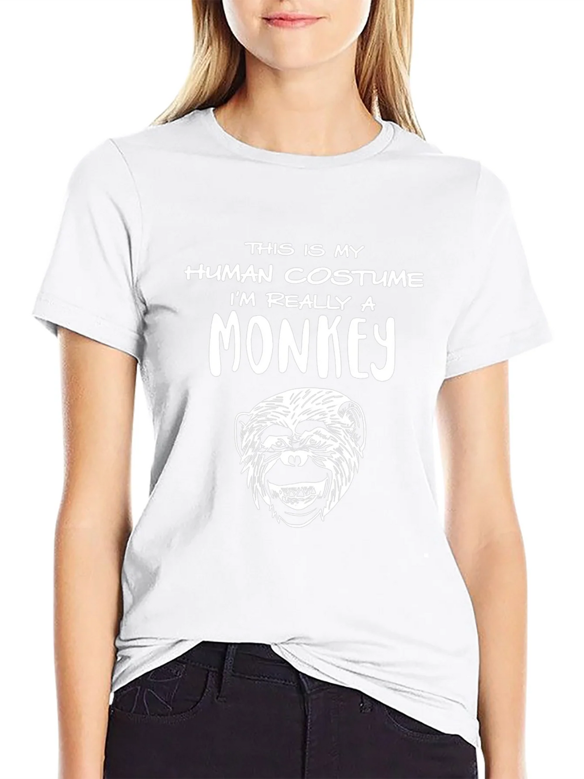 Human Costume Monkey Graphic Tee product image 11