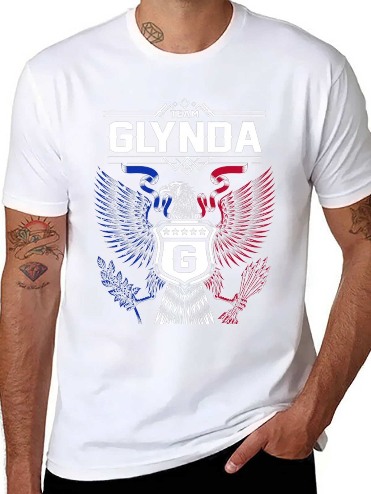 Team Glynda Patriotic Eagle T-Shirt product image 10