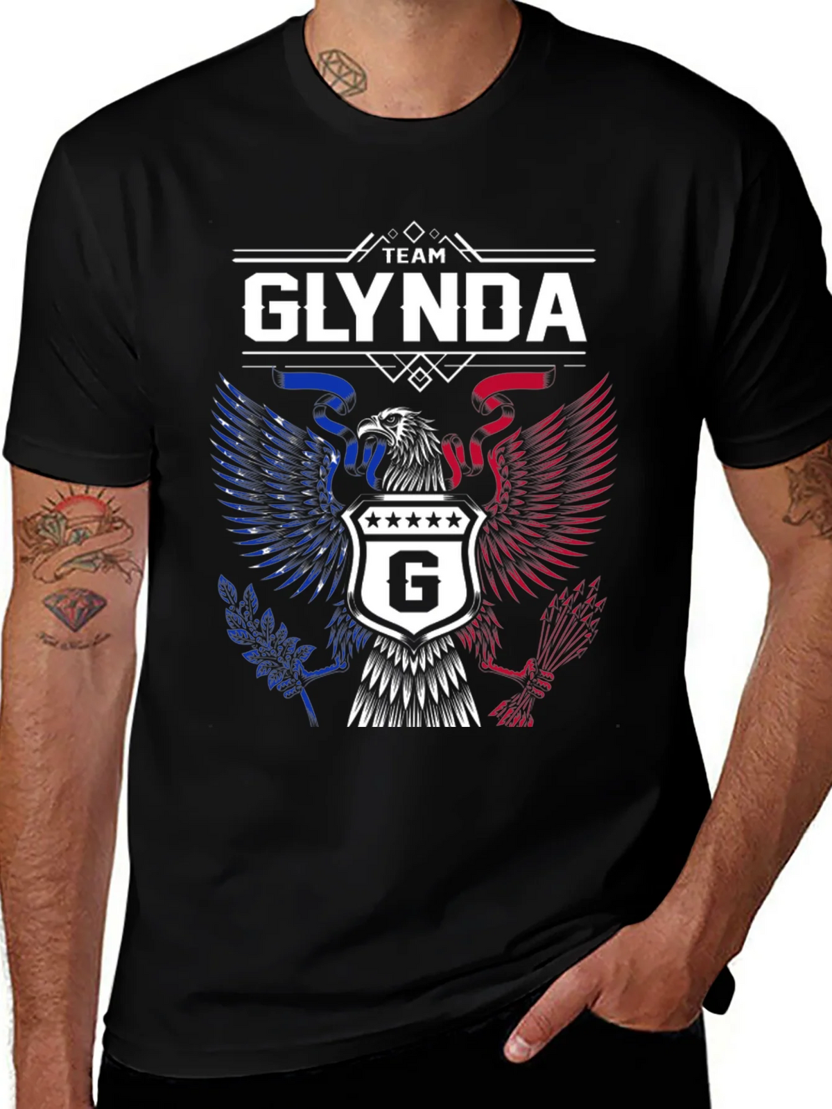 Team Glynda Patriotic Eagle T-Shirt product image 1
