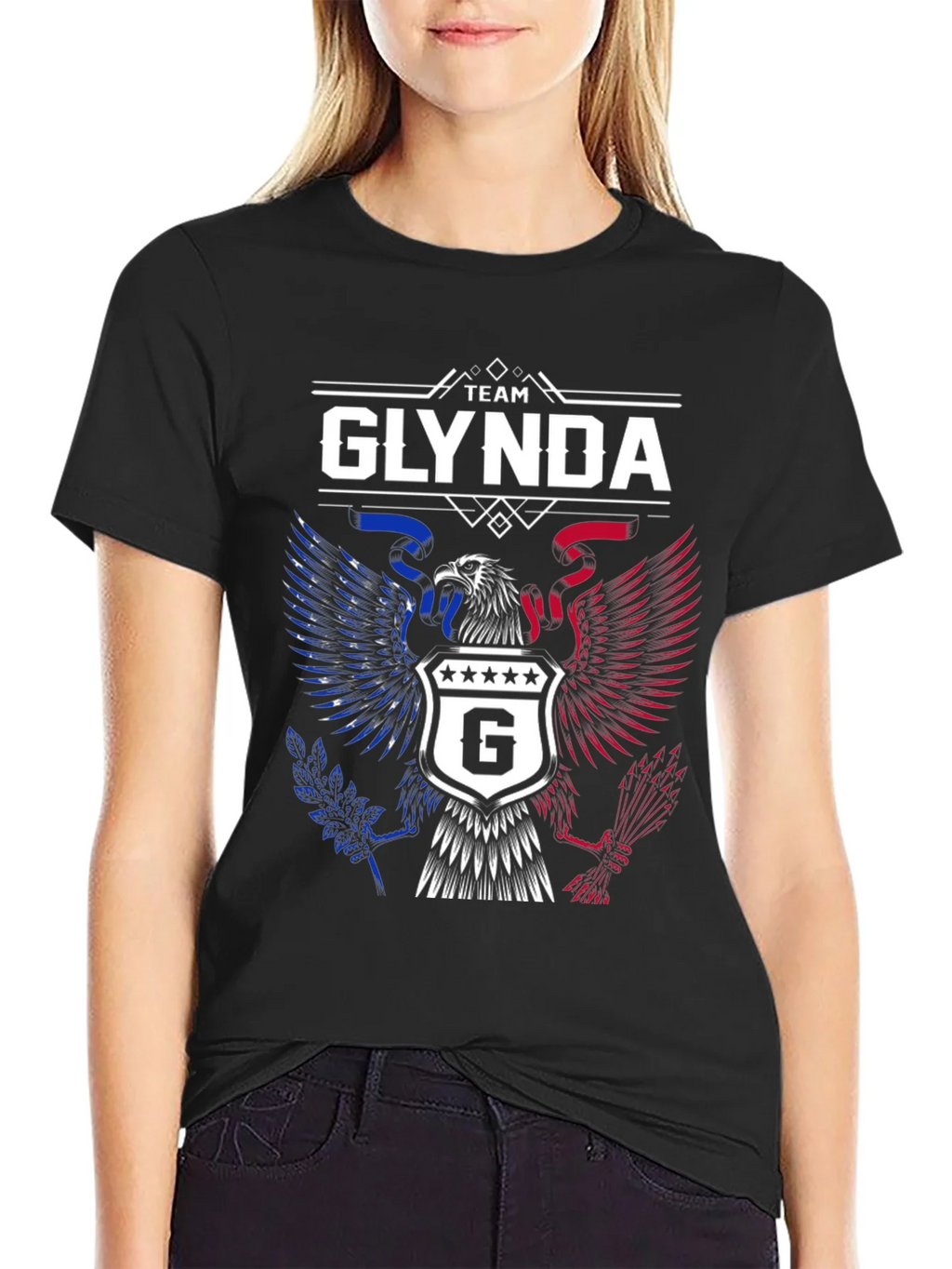 Team Glynda Patriotic Eagle T-Shirt product image 5