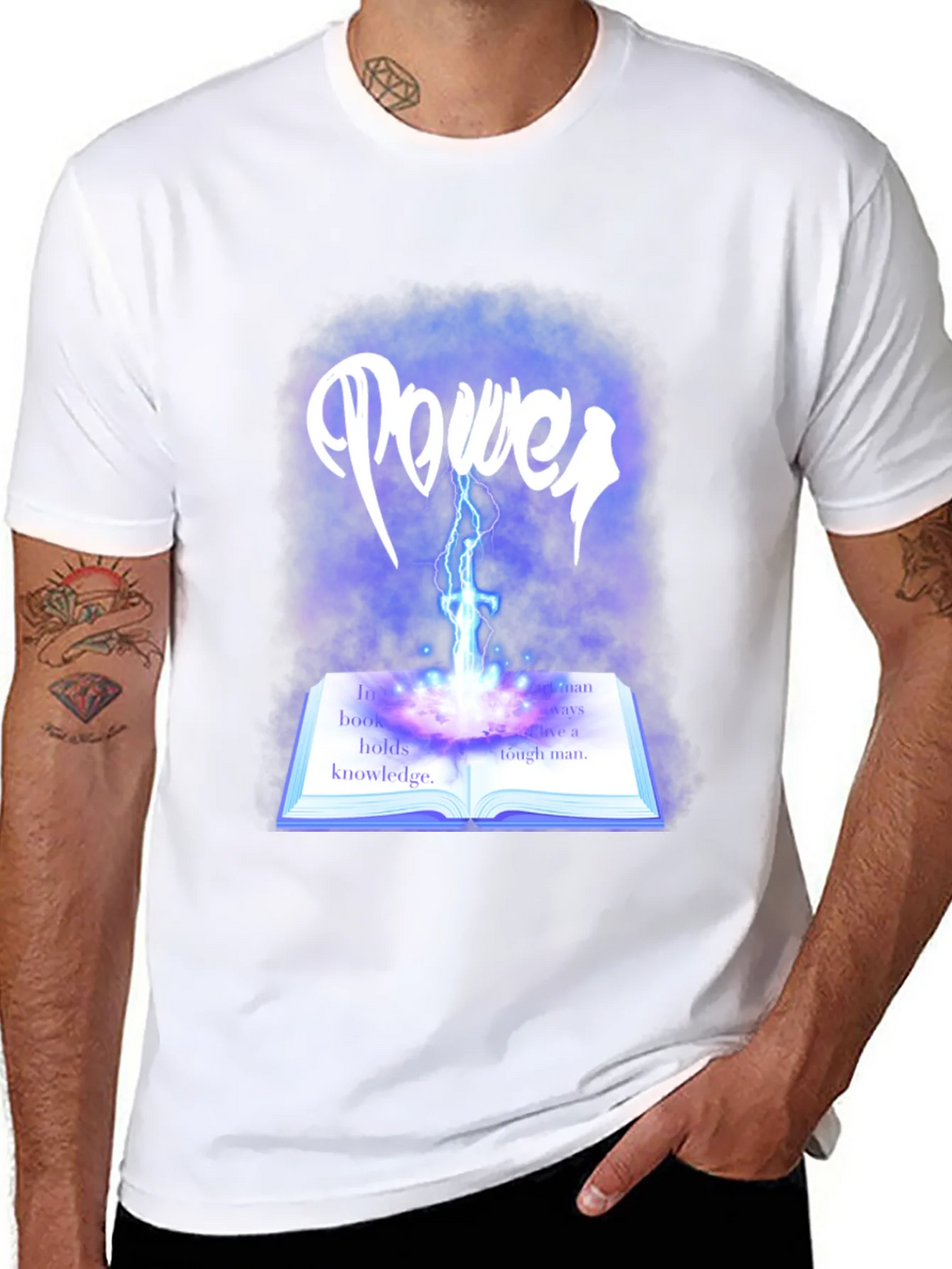 Power Knowledge Graphic Novelty T-Shirt product image 10