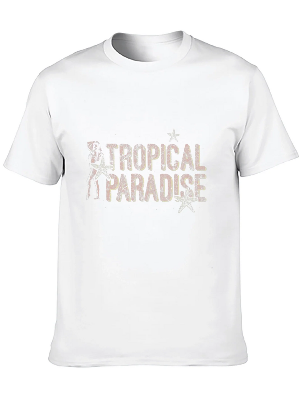 Tropical Paradise Black Graphic Tee product image 12