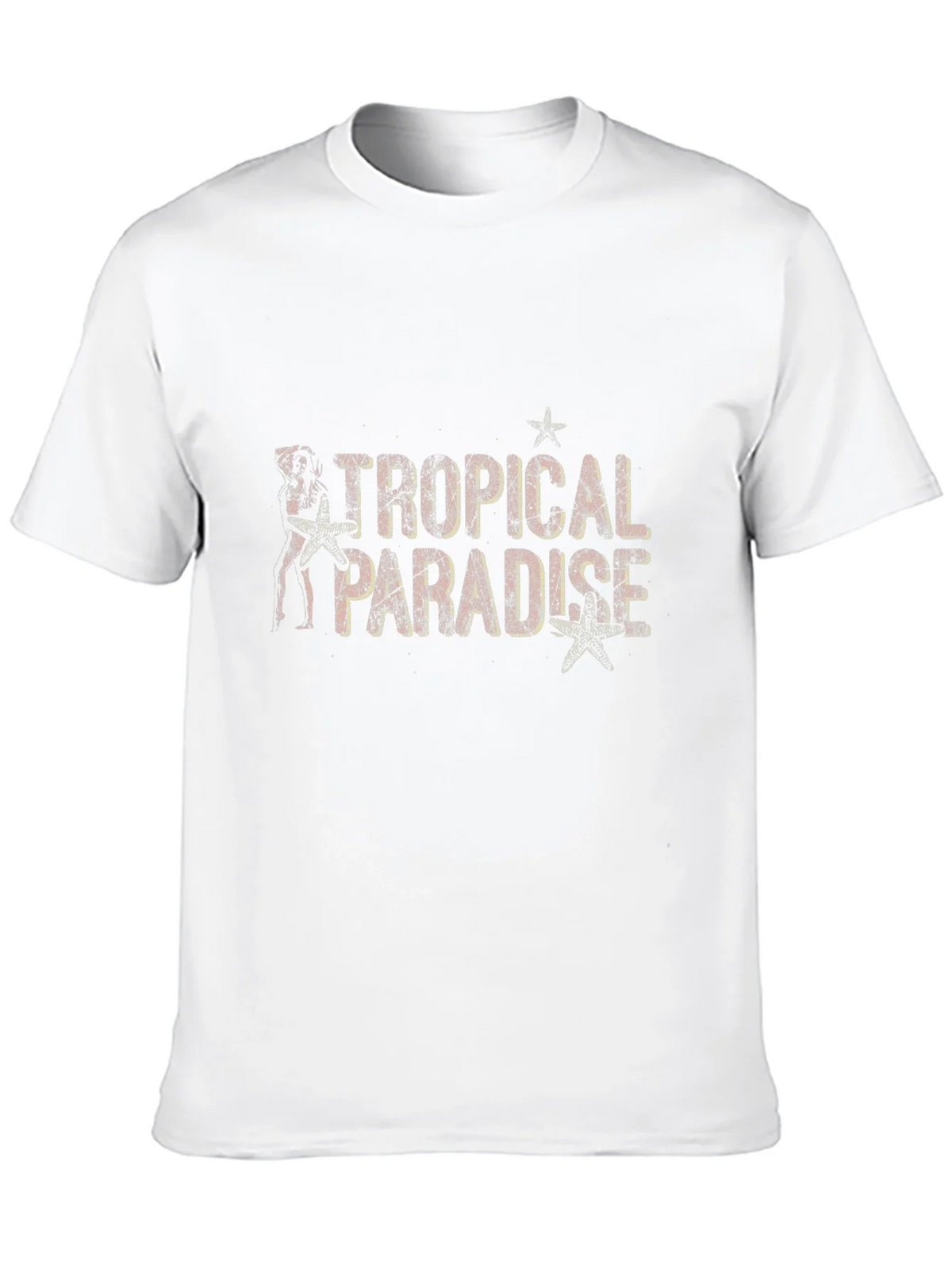 Tropical Paradise Black Graphic Tee product image 12