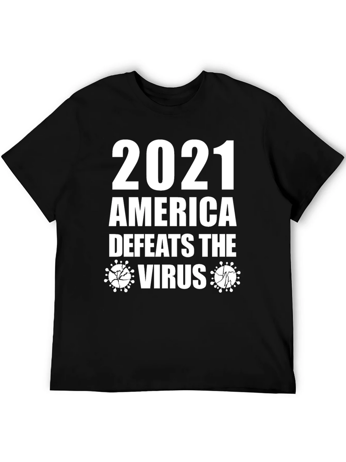 2021 America Defeats Virus Graphic T-Shirt product image 8