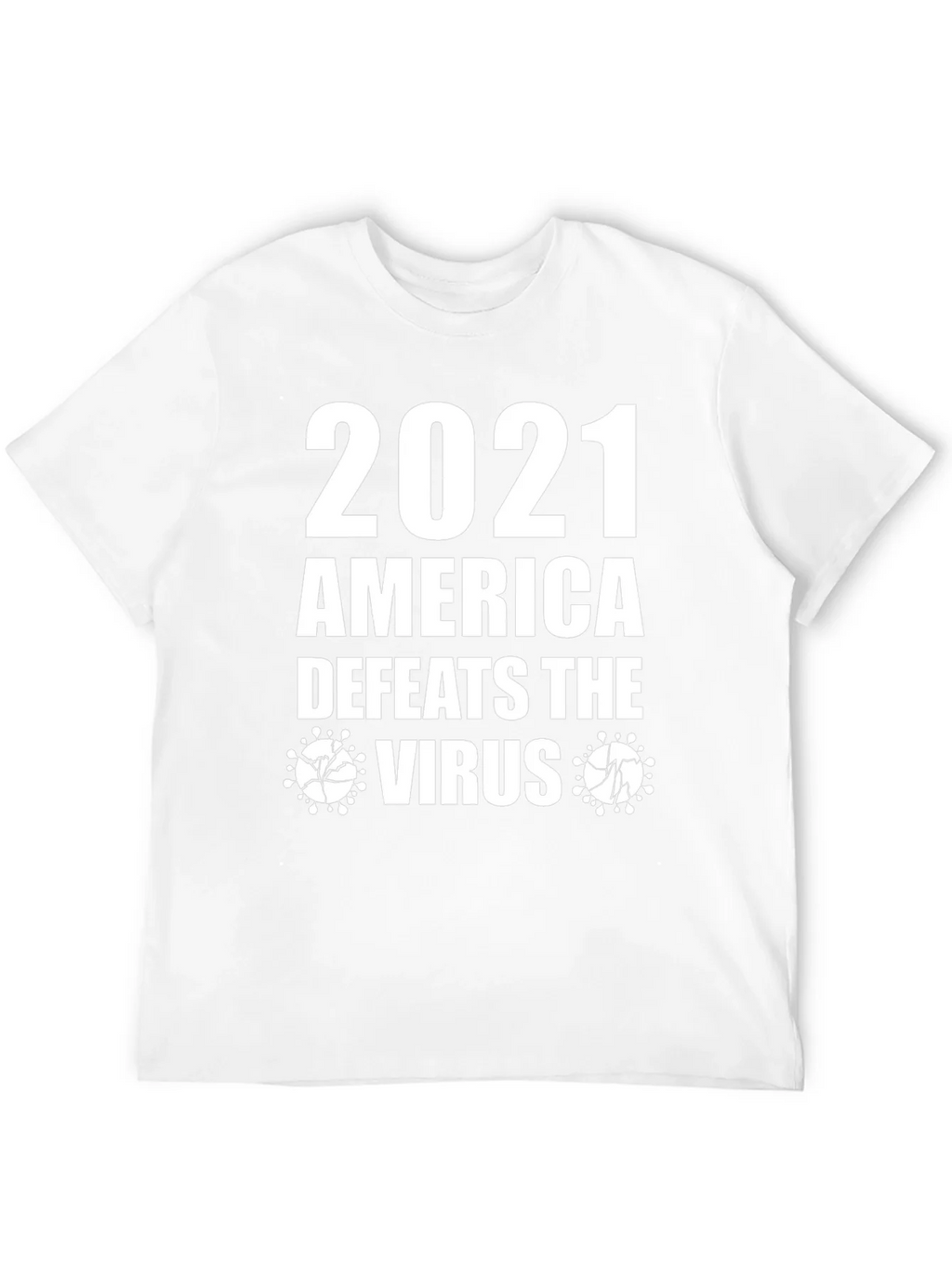 2021 America Defeats Virus Graphic T-Shirt product image 3