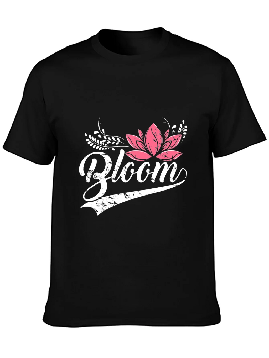 Bloom Graphic Tee - Black Cotton Shirt product image 6