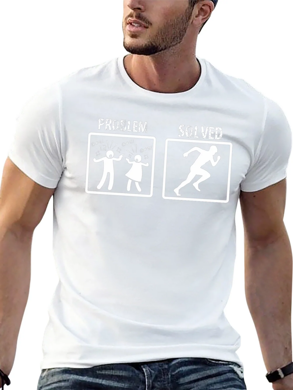 Problem Solved Running Graphic Tee product image 4