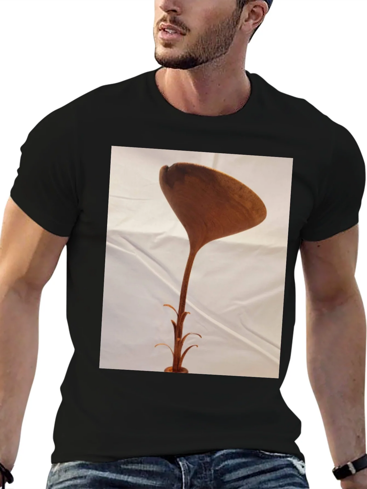 Unique Wooden Sculpture T-Shirt product image 9