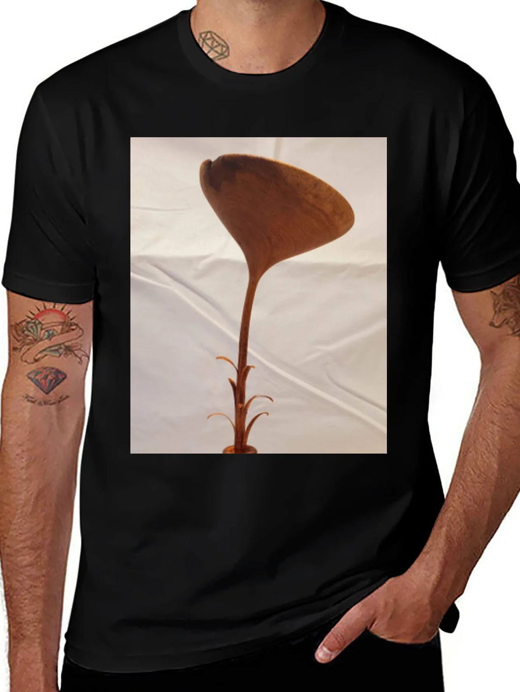Unique Wooden Sculpture T-Shirt product image 1
