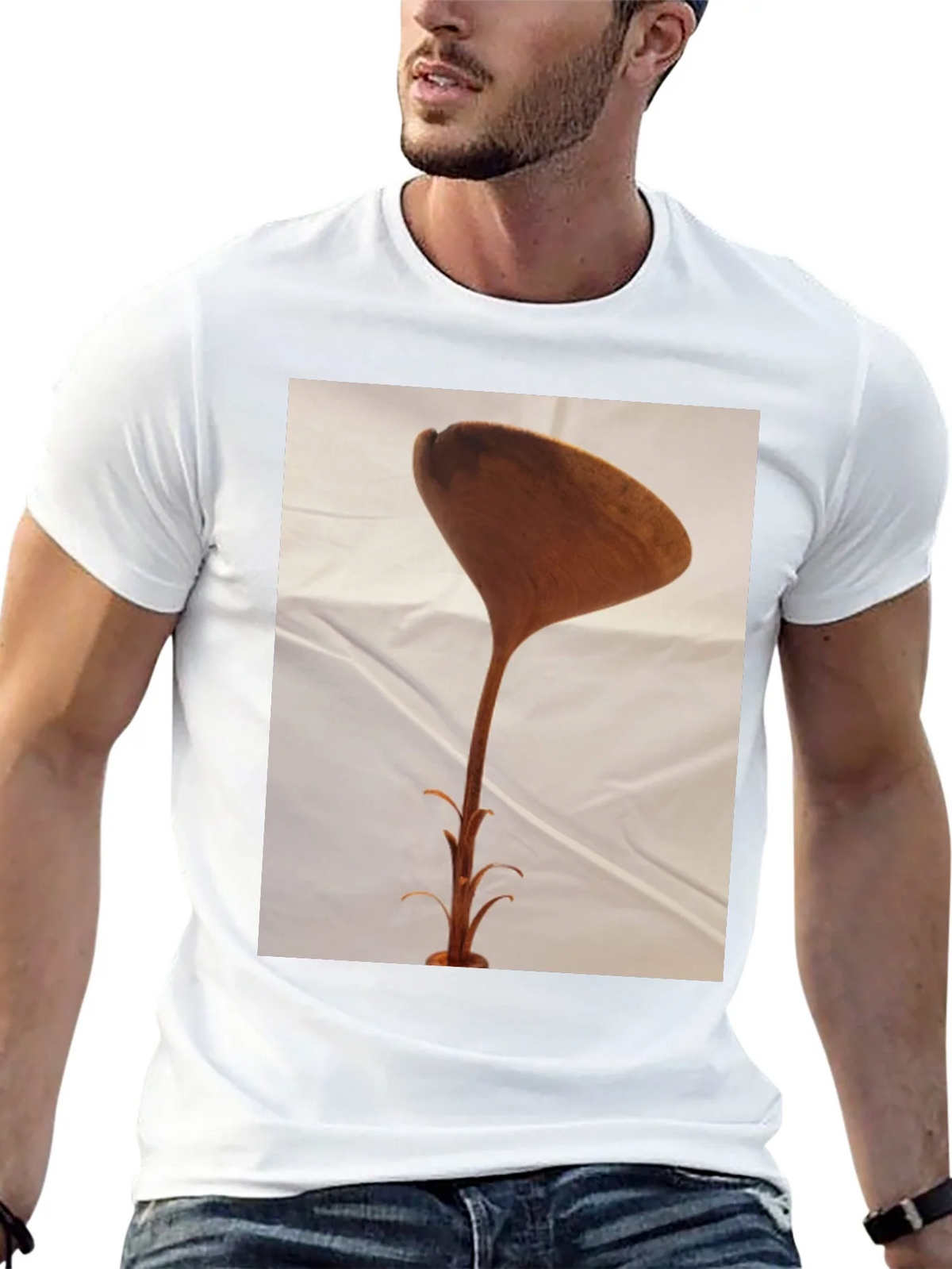 Unique Wooden Sculpture T-Shirt product image 4