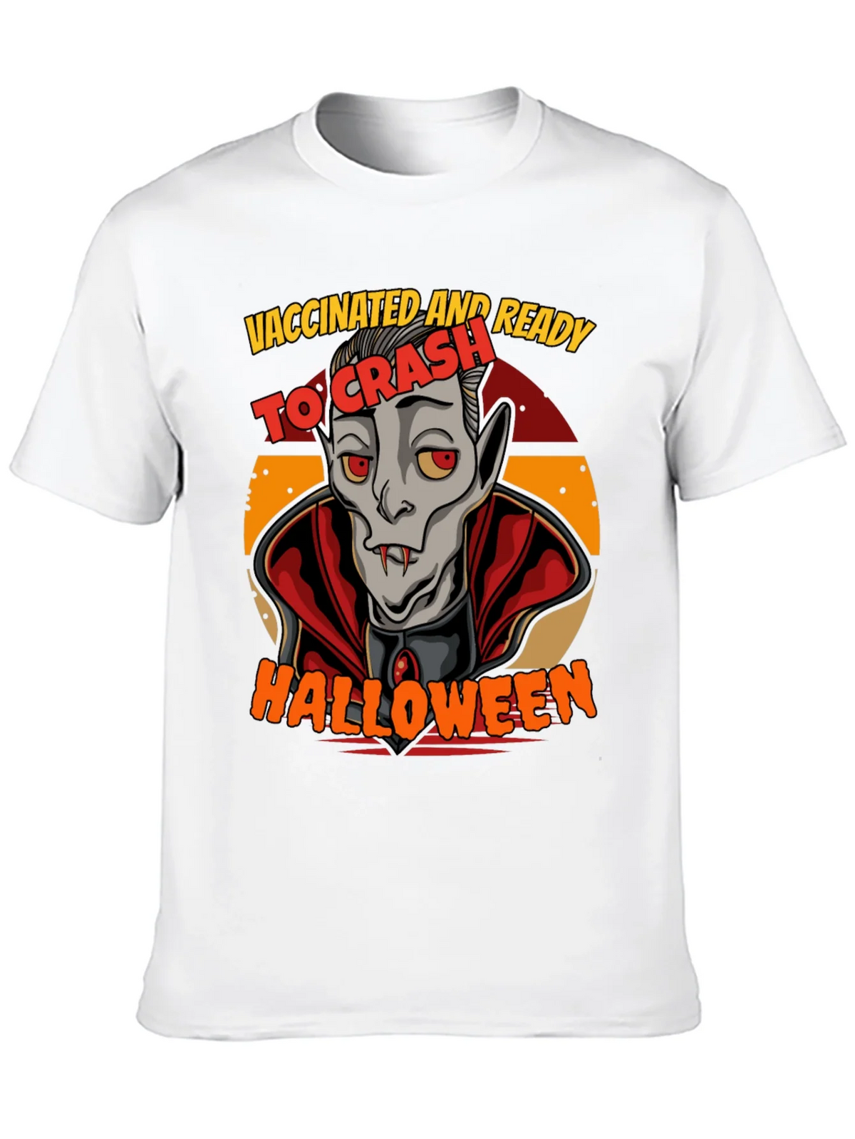 Vaccinated & Ready To Crash Halloween T-Shirt product image 12